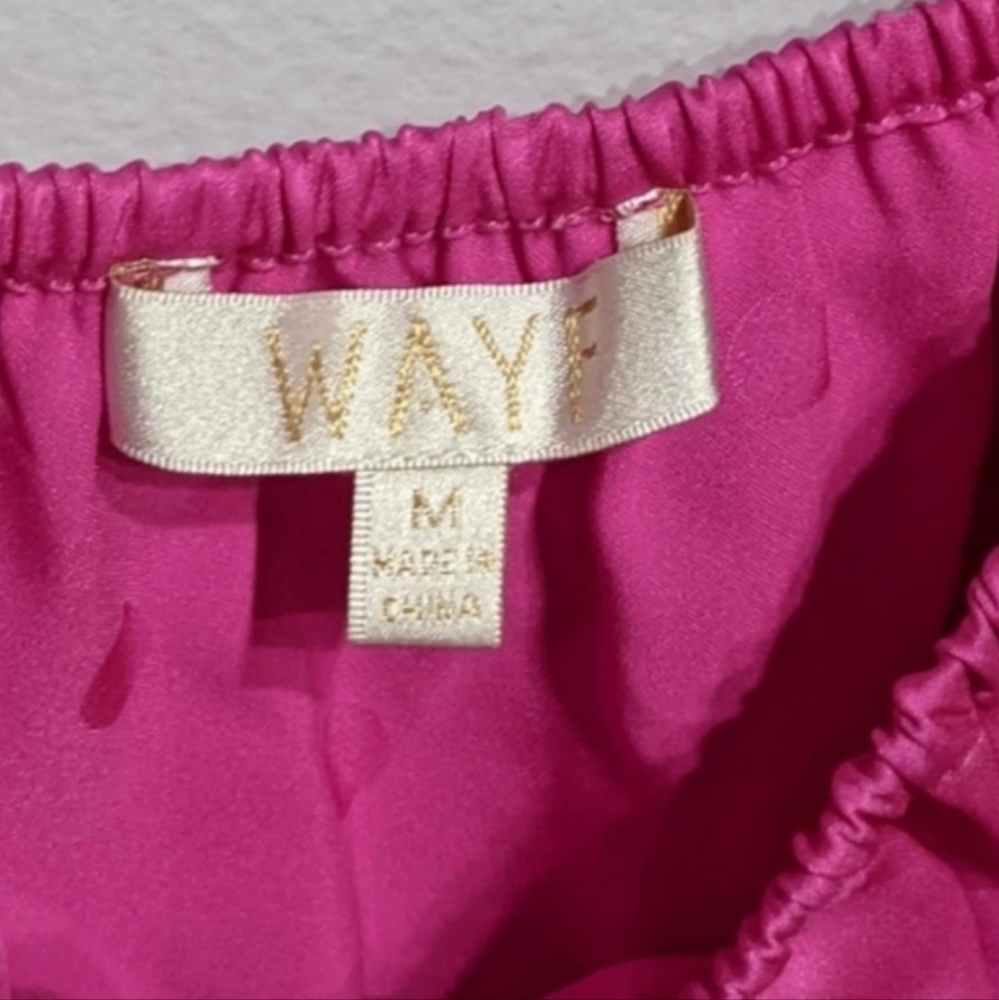 Wayf PINK "Dawn" Color pattern: magenta dots, Long Sleeve, perfect for Spring - Picture 6 of 11
